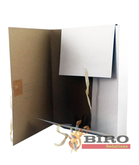 Mapă-boxă din carton cu 4 legaturi, A4, 50 mm, 360 g/m2